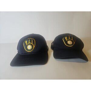 Milwaukee Brewers Youth Hat - Adjustable Strap-Back MLB Baseball Cap